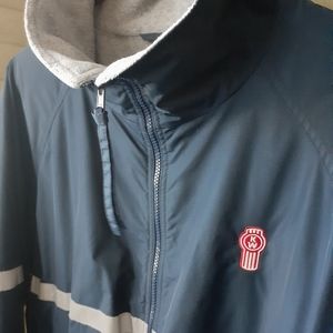 Kenworth Port Authority Jacket size XL Blue Gray Insulated Windbreaker